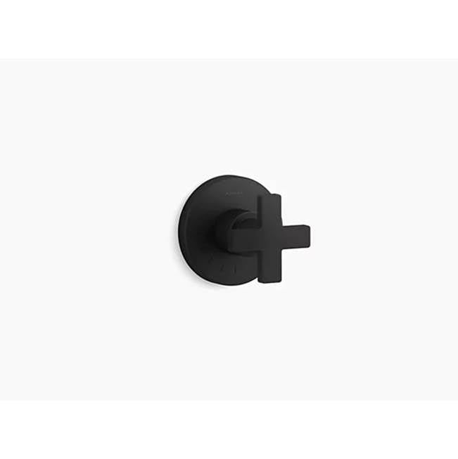 Kohler - Composed MasterShower volume control valve trim with cross handle - Matte Black