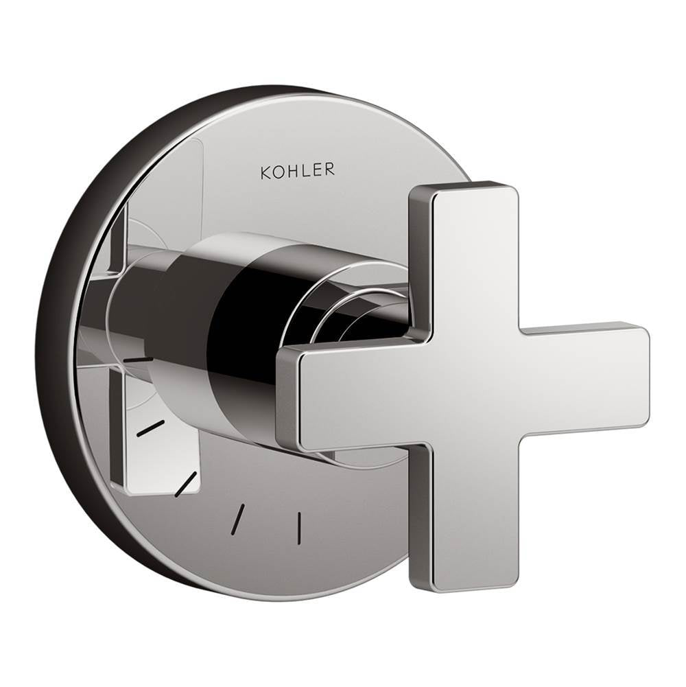 Kohler - Composed MasterShower volume control valve trim with cross handle - Vibrant Titanium