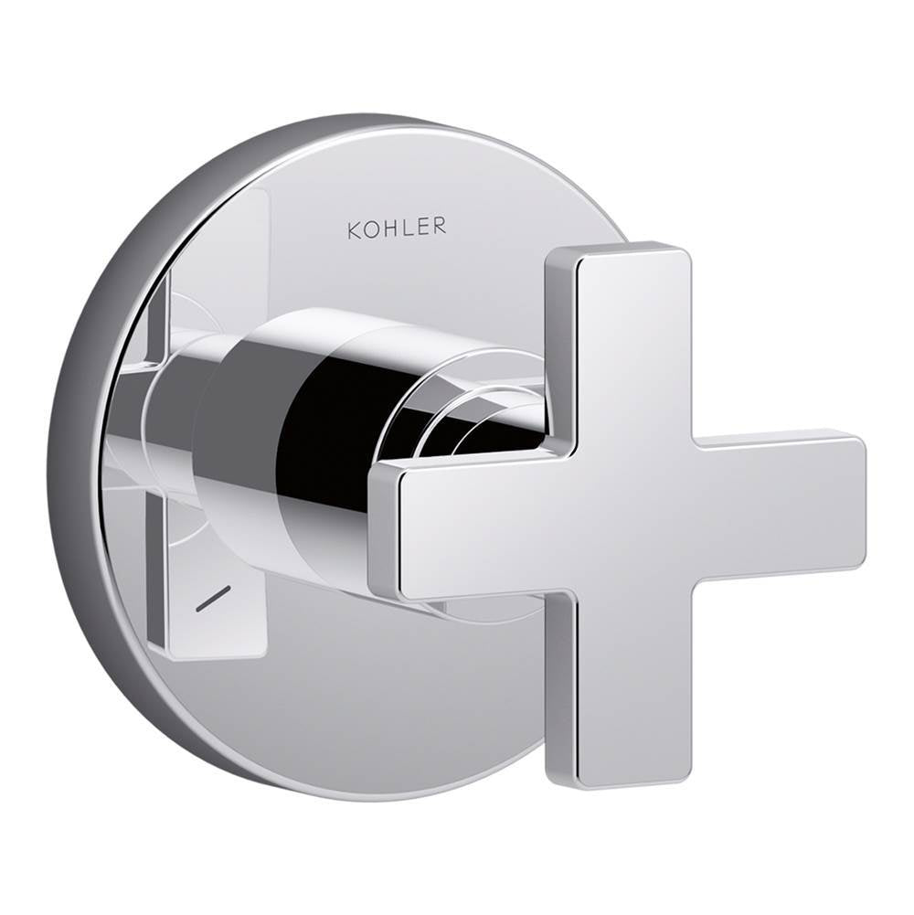 Kohler - Composed MasterShower transfer valve trim with cross handle - Polished Chrome