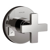 Kohler - Composed MasterShower transfer valve trim with cross handle - Vibrant Titanium