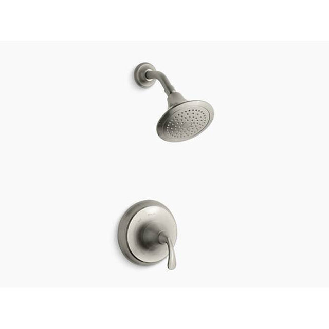 Kohler - Fort1/2 Rite-Temp shower trim kit, 2.5 gpm - Vibrant Brushed Nickel