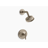 Kohler - Purist Rite-Temp shower trim kit with lever handle, 2.5 gpm - Vibrant Brushed Bronze