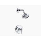 Kohler - Purist Rite-Temp shower trim kit with lever handle, 2.5 gpm - Polished Chrome