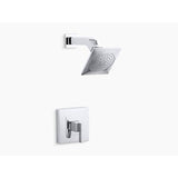 Kohler - Loure Rite-Temp shower trim kit, 2.5 gpm - Polished Chrome