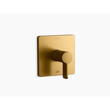 Kohler - Parallel Rite-Temp shower valve trim - Vibrant Brushed Moderne Brass