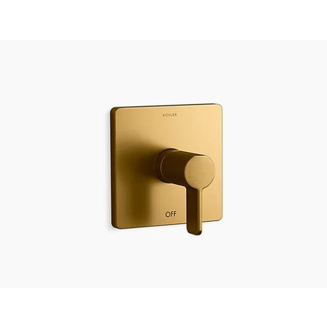 Kohler - Parallel Rite-Temp shower valve trim - Vibrant Brushed Moderne Brass