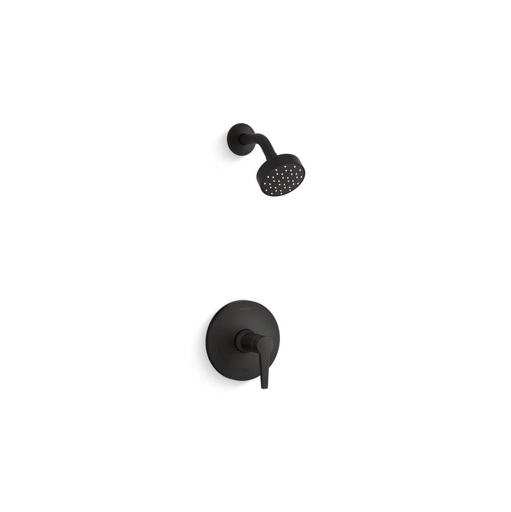 Kohler - Pitch Rite-Temp shower trim kit, 2.5 gpm - Matte Black
