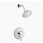 Kohler - July Rite-Temp shower trim kit, 1.75 gpm - Polished Chrome