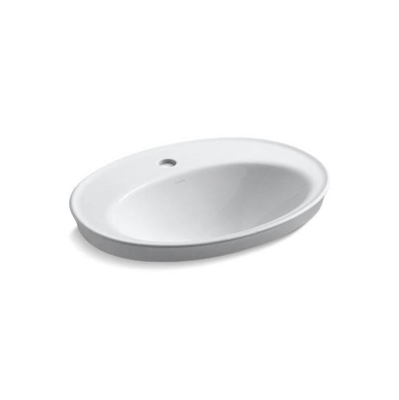 Kohler - Serif 22-1/4'' oval drop-in bathroom sink - White