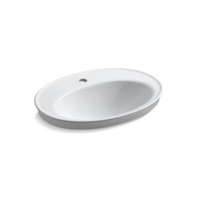 Kohler - Serif 22-1/4'' oval drop-in bathroom sink - White