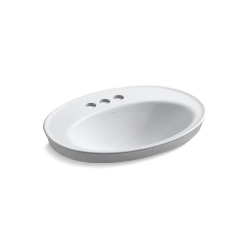 Kohler - Serif 22-1/4'' oval drop-in bathroom sink - White