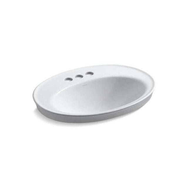 Kohler - Serif 22-1/4'' oval drop-in bathroom sink - White
