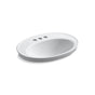 Kohler - Serif 22-1/4'' oval drop-in bathroom sink - White