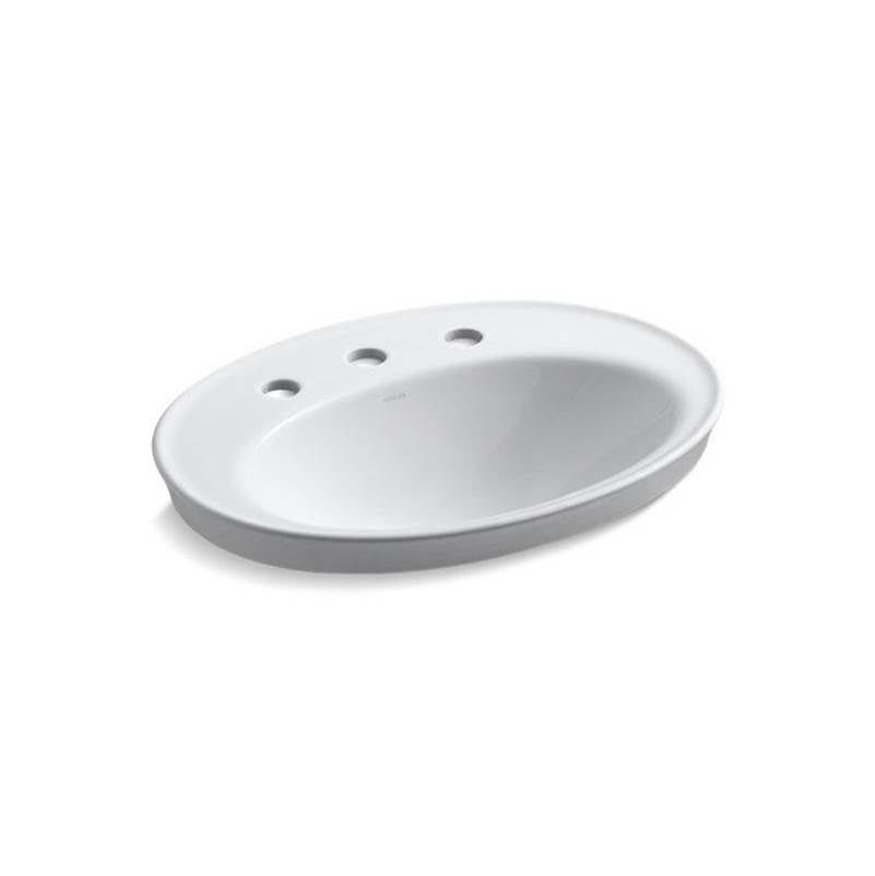 Kohler - Serif 22-1/4'' oval drop-in bathroom sink - White
