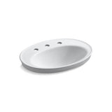 Kohler - Serif 22-1/4'' oval drop-in bathroom sink - White