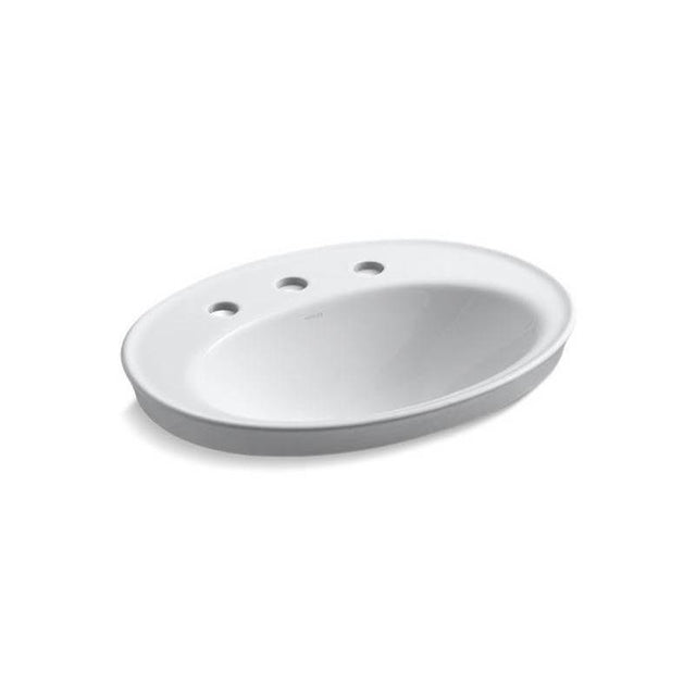 Kohler - Serif 22-1/4'' oval drop-in bathroom sink - White
