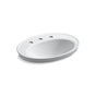 Kohler - Serif 22-1/4'' oval drop-in bathroom sink - White