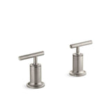Kohler - Purist Deck- or wall-mount bath faucet handle trim with lever design - Vibrant Brushed Nickel