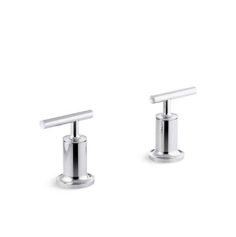 Kohler - Purist Deck- or wall-mount bath faucet handle trim with lever design - Polished Chrome
