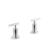 Kohler - Purist Deck- or wall-mount bath faucet handle trim with lever design - Polished Chrome