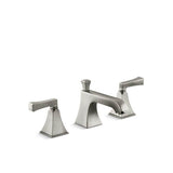 Kohler - Memoirs Stately Widespread bathroom sink faucet, 1.2 gpm - Vibrant Brushed Nickel