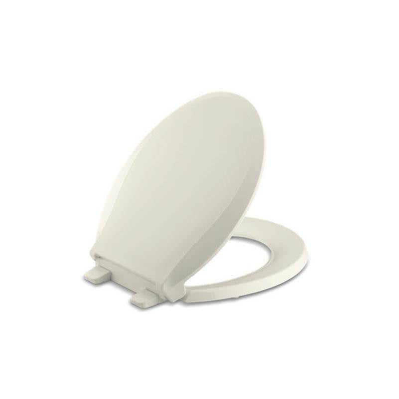Kohler - Cachet Quick-ReleaseE round-front toilet seat - Biscuit