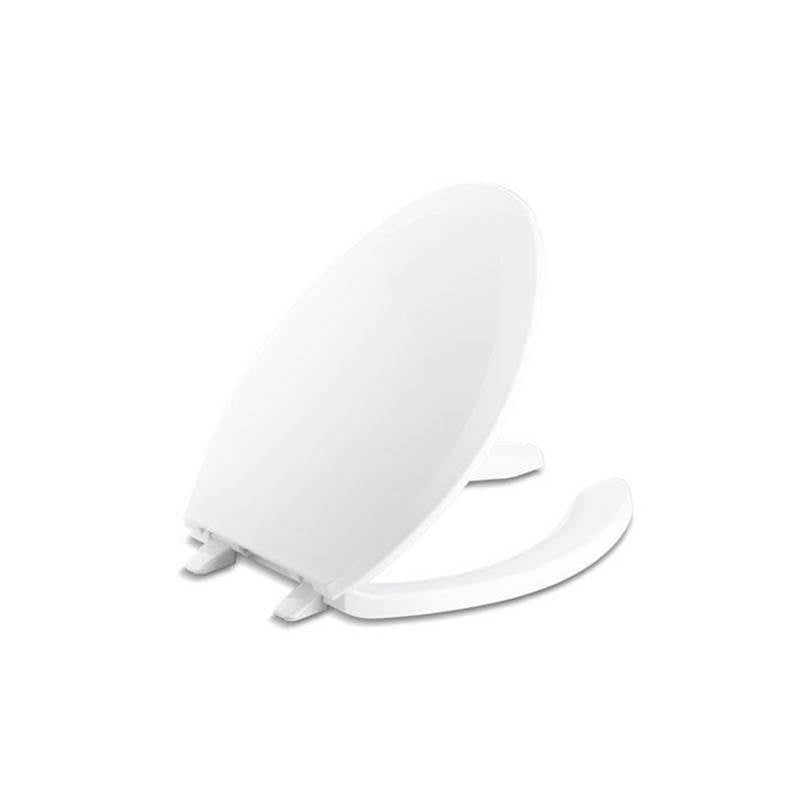 Kohler - LustraE Elongated toilet seat with antimicrobial agent - White