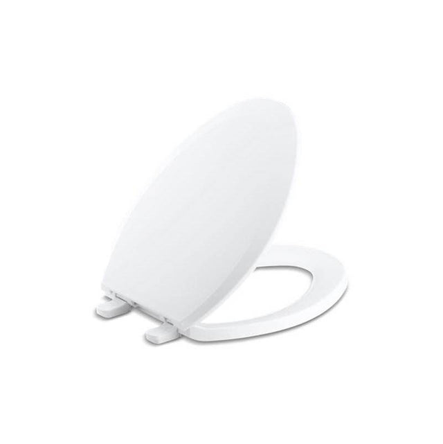 Kohler - LustraE Quick-ReleaseE elongated toilet seat with antimicrobial agent - White