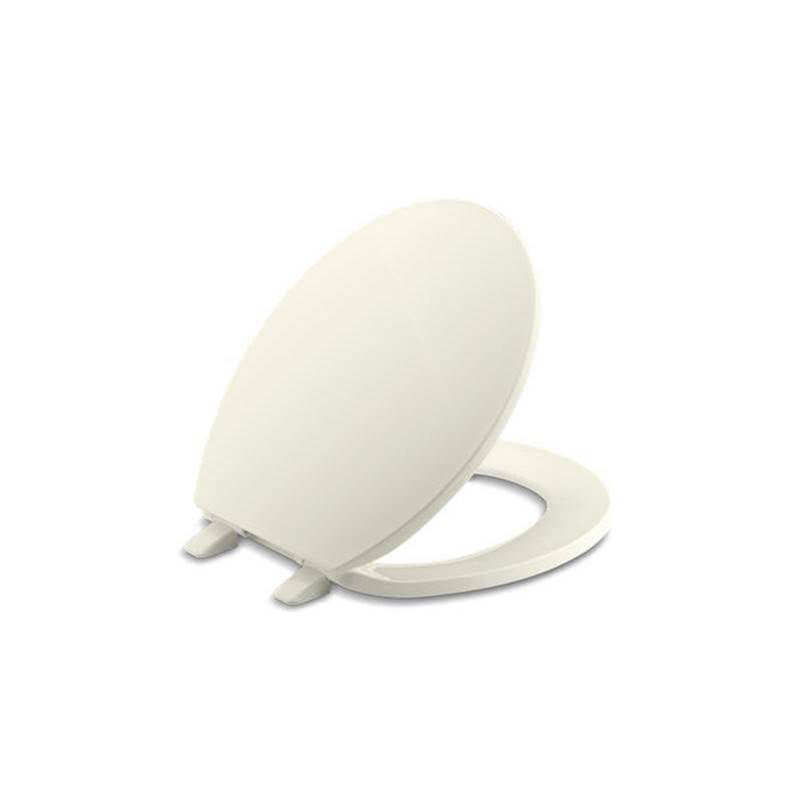 Kohler - BreviaE Quick-ReleaseE round-front toilet seat - Biscuit