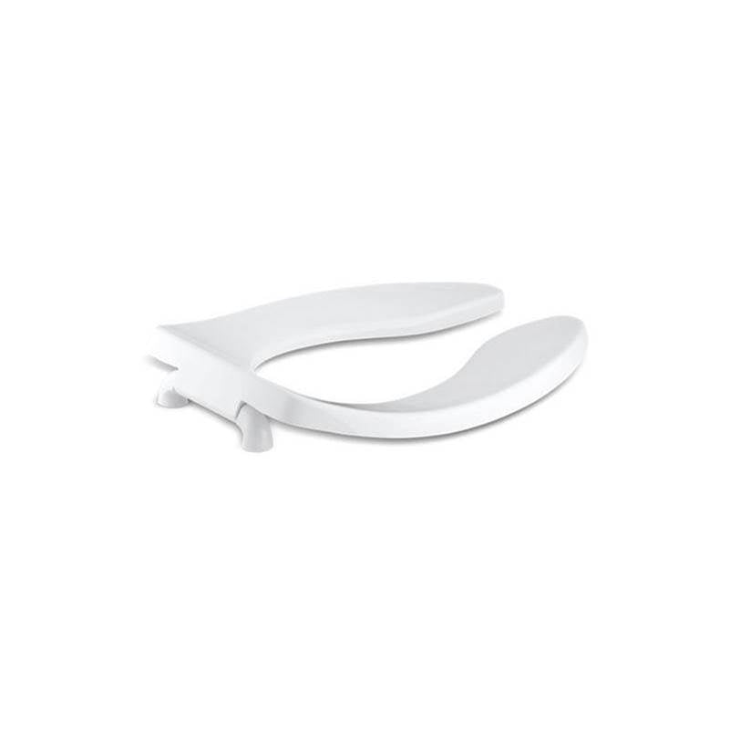 Kohler - LustraE Elongated toilet seat with check hinge - White