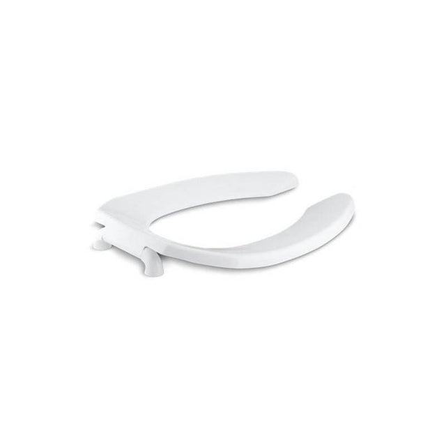 Kohler - LustraE Commercial elongated toilet seat with antimicrobial agent and check hinge - White