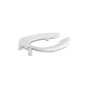 Kohler - LustraE Commercial elongated toilet seat with 1'' bumpers and antimicrobial agent - White