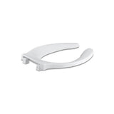 Kohler - Stronghold Elongated toilet seat with integrated handle and check hinge - White
