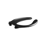 Kohler - Stronghold Elongated toilet seat with integrated handle and check hinge - Black