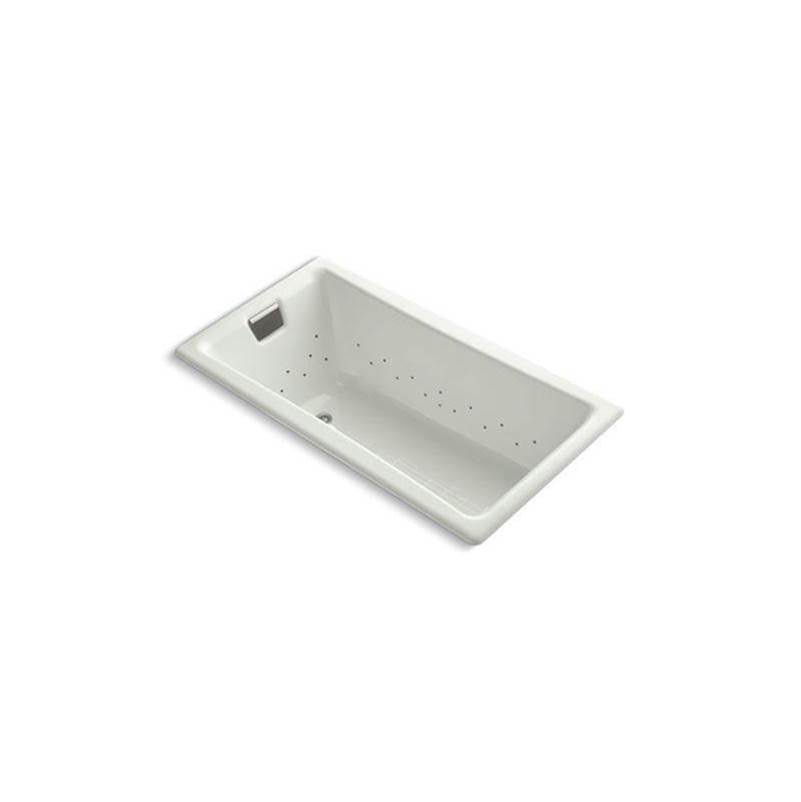 Kohler - Tea-for-Two 60'' x 32'' drop-in Heated BubbleMassageE air bath - Dune