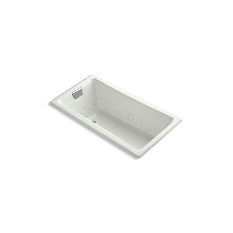 Kohler - Tea-for-Two 60'' x 32'' drop-in Heated BubbleMassageE air bath - Dune