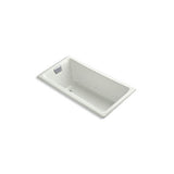 Kohler - Tea-for-Two 60'' x 32'' drop-in Heated BubbleMassageE air bath - Dune