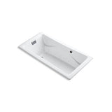 Kohler - Tea-for-Two 71-3/4'' x 36'' drop-in Heated BubbleMassageE air bath - White