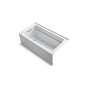Kohler - Archer 60'' x 32'' alcove bath with Bask heated surface, left drain - White