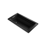 Kohler - Archer 72'' x 36'' drop-in bath with Bask heated surface - Black