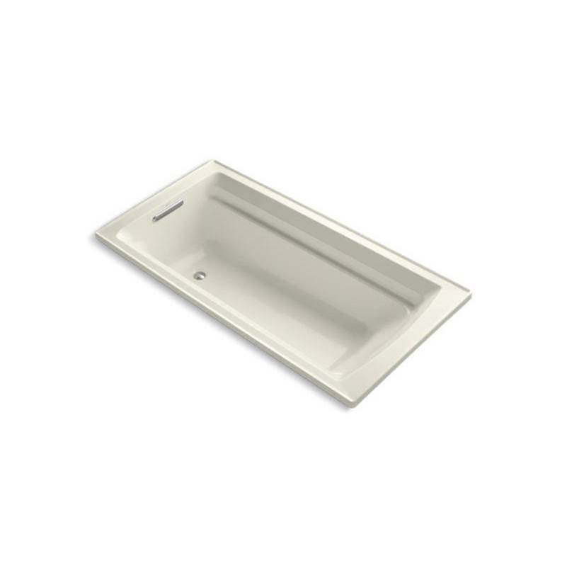 Kohler - Archer 72'' x 36'' drop-in bath with Bask heated surface - Biscuit