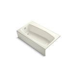 Kohler - Villager 60'' x 34-1/4'' alcove bath, left drain - Biscuit