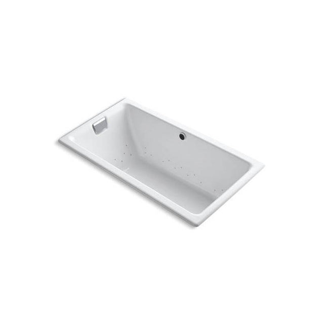 Kohler - Tea-for-Two 66'' x 36'' drop-in Heated BubbleMassageE air bath - White