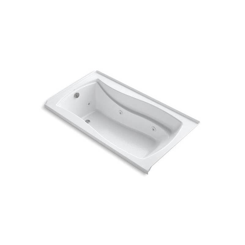 Kohler - Mariposa 66'' x 36'' alcove heated whirlpool, left drain - White