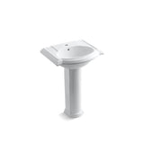 Kohler - Devonshire 24-1/4'' rectangular pedestal bathroom sink - White