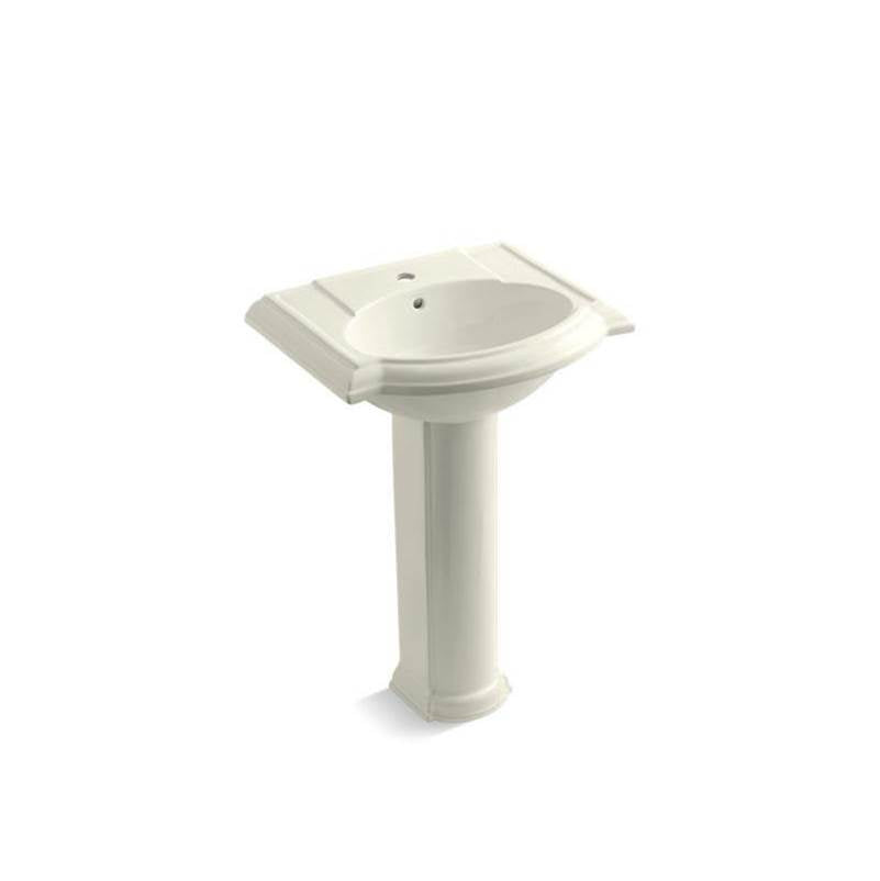 Kohler - Devonshire 24-1/4'' rectangular pedestal bathroom sink - Biscuit
