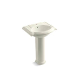 Kohler - Devonshire 24-1/4'' rectangular pedestal bathroom sink - Biscuit