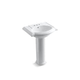 Kohler - Devonshire 24-1/4'' rectangular pedestal bathroom sink - White
