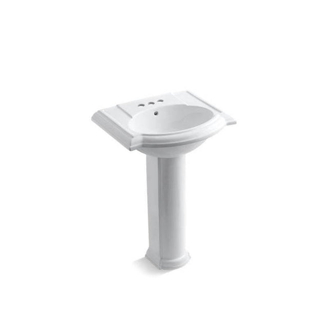 Kohler - Devonshire 24-1/4'' rectangular pedestal bathroom sink - White