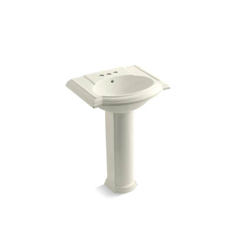 Kohler - Devonshire 24-1/4'' rectangular pedestal bathroom sink - Biscuit